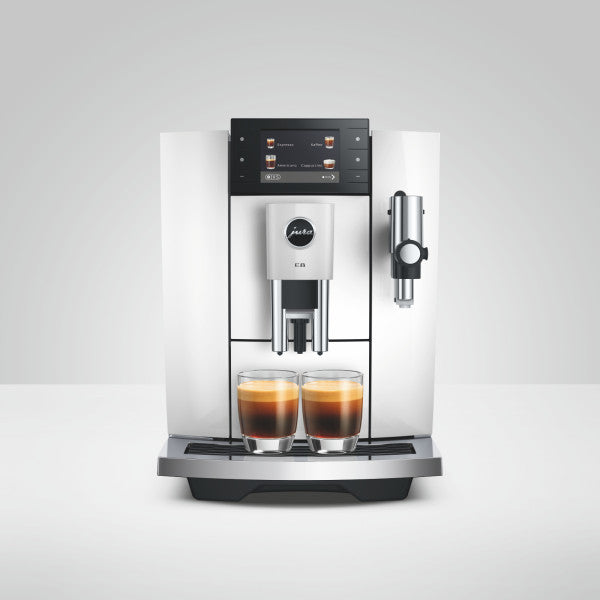 JURA Kaffeevollautomat E8 (ED) One-Touch Piano White