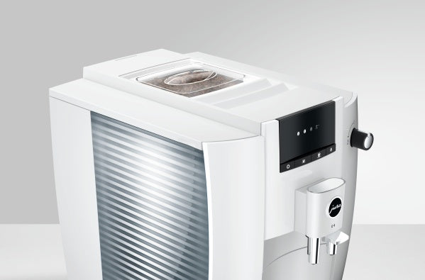 JURA Kaffeevollautomat E4 (EA) P.E.P. Wassertank 1,9 L Piano White
