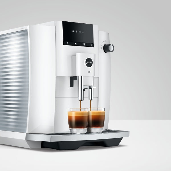 JURA Kaffeevollautomat E4 (EA) P.E.P. Wassertank 1,9 L Piano White