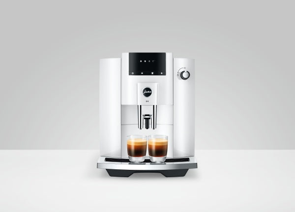 JURA Kaffeevollautomat E4 (EA) P.E.P. Wassertank 1,9 L Piano White
