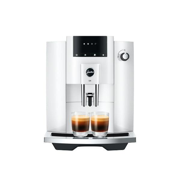 JURA Kaffeevollautomat E4 (EA) P.E.P. Wassertank 1,9 L Piano White