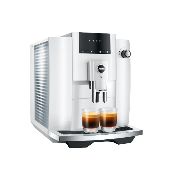 JURA Kaffeevollautomat E4 (EA) P.E.P. Wassertank 1,9 L Piano White