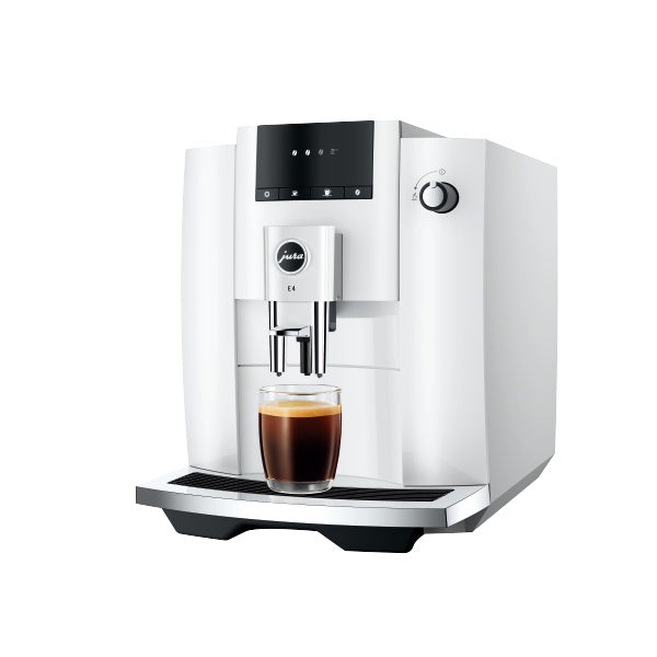 JURA Kaffeevollautomat E4 (EA) P.E.P. Wassertank 1,9 L Piano White