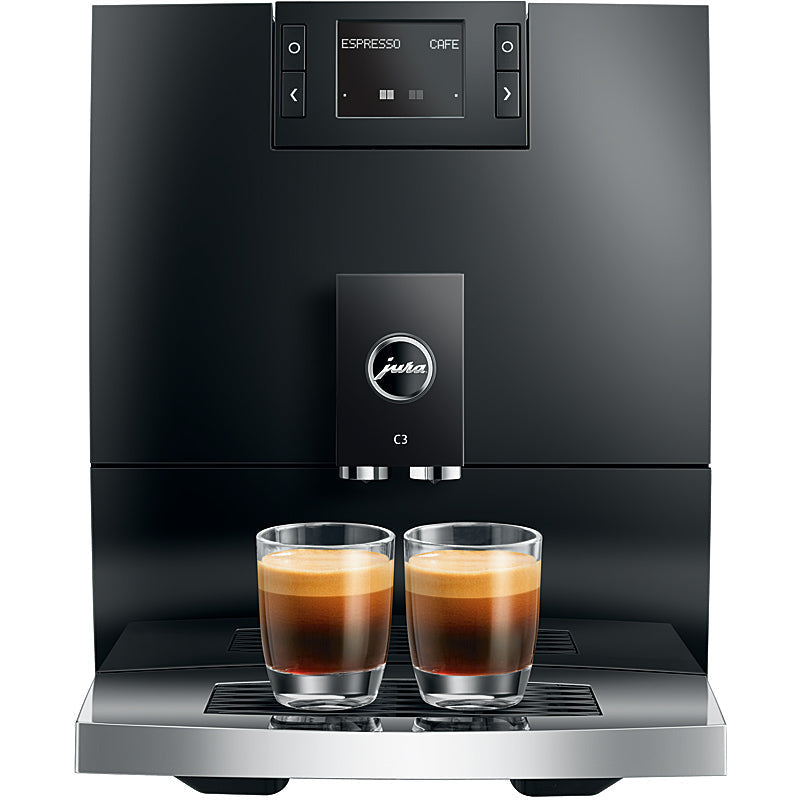 JURA Kaffeevollautomat C3 15 bar Wassertank 1,6 L Piano Black