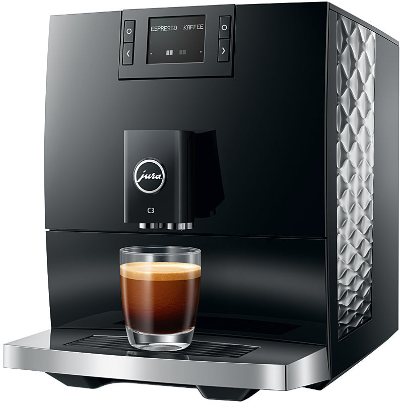 JURA Kaffeevollautomat C3 15 bar Wassertank 1,6 L Piano Black