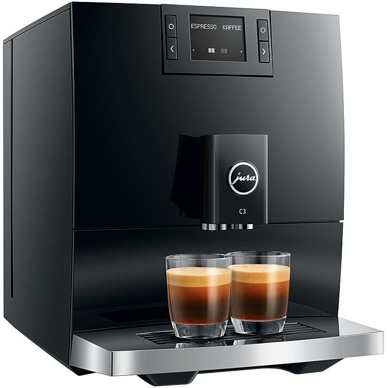 JURA Kaffeevollautomat C3 15 bar Wassertank 1,6 L Piano Black