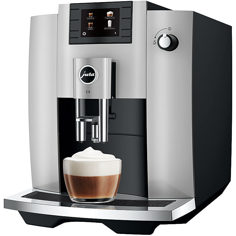 JURA Kaffeevollautomat E6 (ECS) Easy-Cappuccino Platin