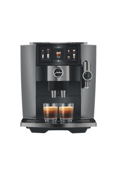 JURA Kaffeevollautomat J10 (EA) 46 Spezialitäten Cold Brew Wassertank 1,9 L Diamond Onyx