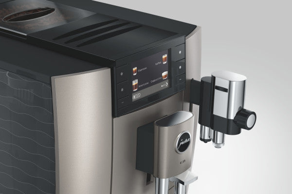 JURA Kaffeevollautomat E8 (ED) One-Touch Midnight Silver