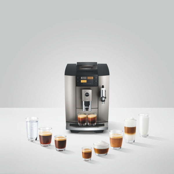 JURA Kaffeevollautomat E8 (ED) One-Touch Midnight Silver