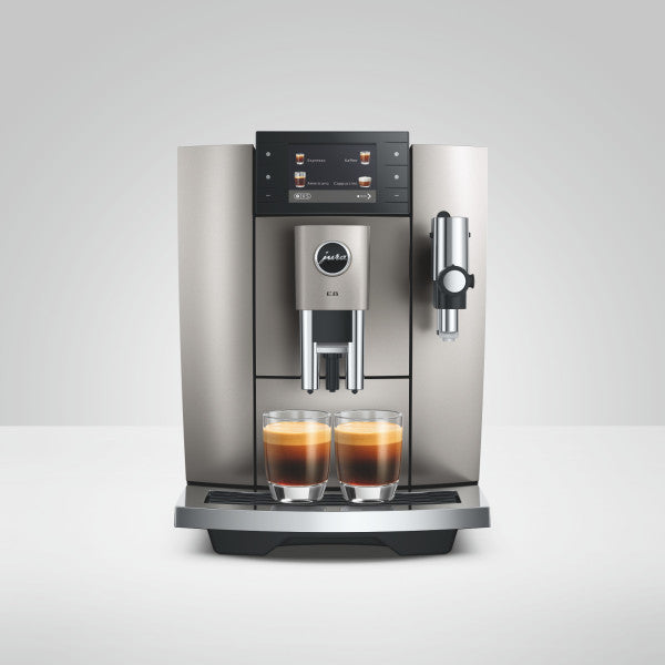 JURA Kaffeevollautomat E8 (ED) One-Touch Midnight Silver