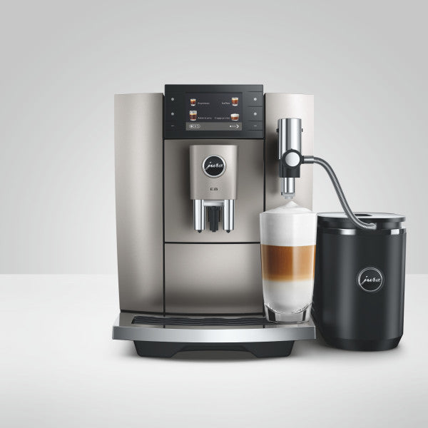JURA Kaffeevollautomat E8 (ED) One-Touch Midnight Silver