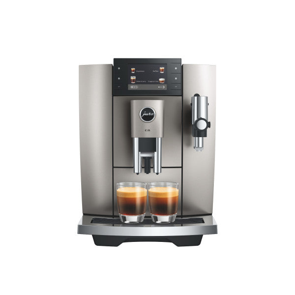 JURA Kaffeevollautomat E8 (ED) One-Touch Midnight Silver
