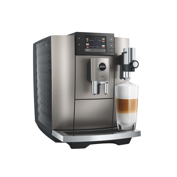 JURA Kaffeevollautomat E8 (ED) One-Touch Midnight Silver