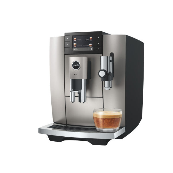 JURA Kaffeevollautomat E8 (ED) One-Touch Midnight Silver