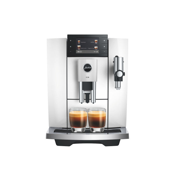 JURA Kaffeevollautomat E8 (ED) One-Touch Piano White