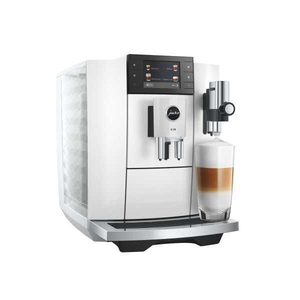 JURA Kaffeevollautomat E8 (ED) One-Touch Piano White