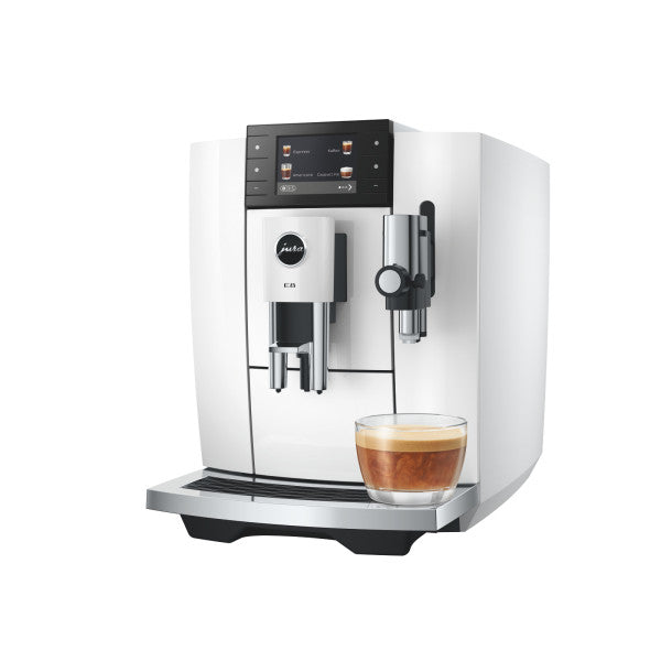 JURA Kaffeevollautomat E8 (ED) One-Touch Piano White