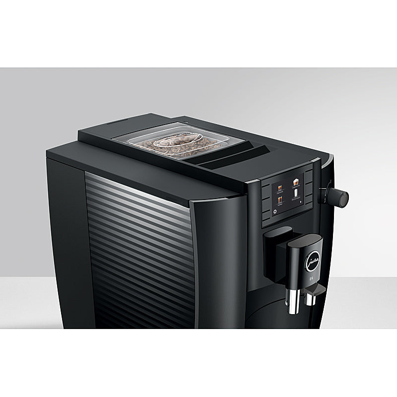 JURA Kaffeevollautomat E6 (EC) 11 Spezialitäten One-Touch 15 bar Wassertank 1,9 L Full Black