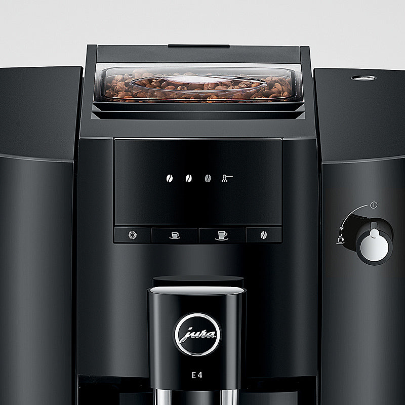 JURA Kaffeevollautomat E4 P.E.P. Wassertank 1,9 L Piano Black