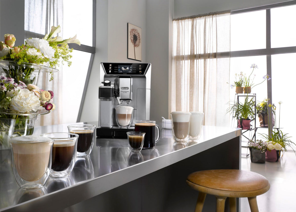 De'Longhi Kaffeevollautomat PRIMADONNA CLASS ECAM550.85.MS LatteCrema Silber