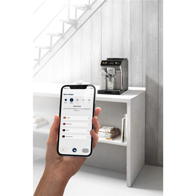 De'Longhi Kaffeevollautomat ELETTA EXPLORE ECAM450.86.T LatteCrema 19 bar Wassertank 1,8 L Titan