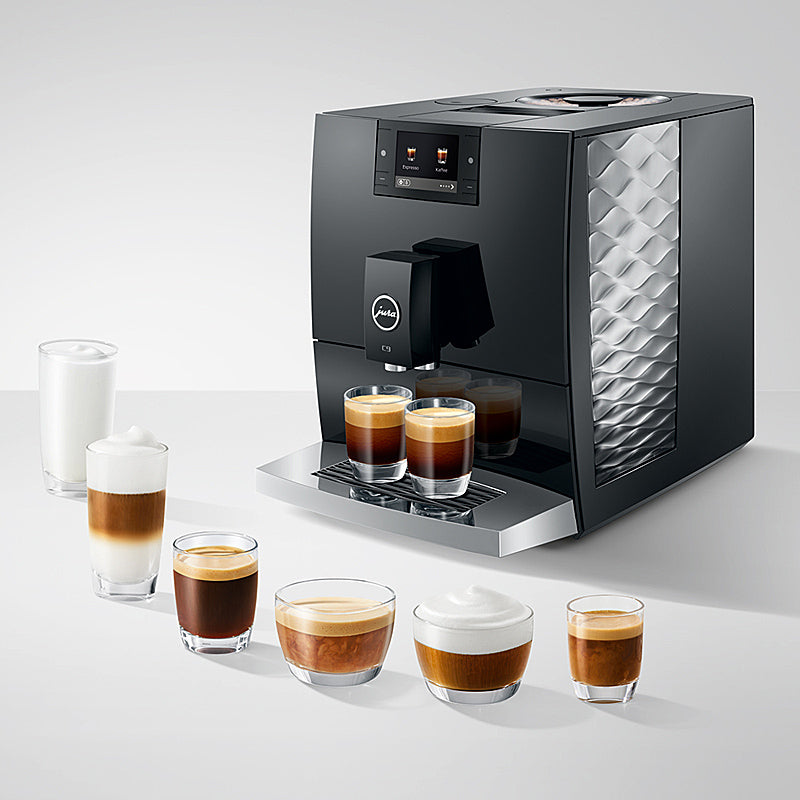 JURA Kaffeevollautomat C9 17 Spezialitäten One-Touch 15 bar Wassertank 1,6 L Piano Black (EA)