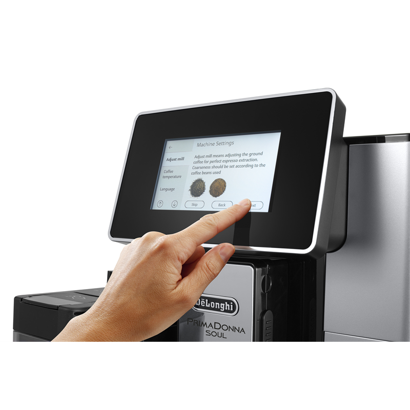 De'Longhi Kaffeevollautomat PRIMADONNA ECAM610.55.SB LatteCrema 19 bar