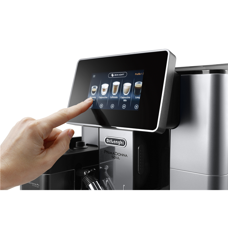 De'Longhi Kaffeevollautomat PRIMADONNA ECAM610.55.SB LatteCrema 19 bar